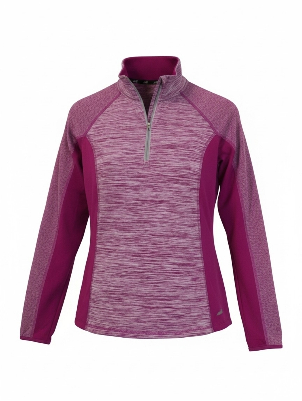Avia Women's Pink and Purple Half-Zip Hoodie Athletic Yoga Running Size M